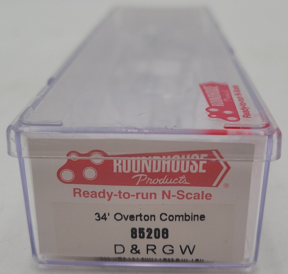 Roundhouse 85208 N Scale DRG&W 34' Overton Combine Car #128 LN/Box