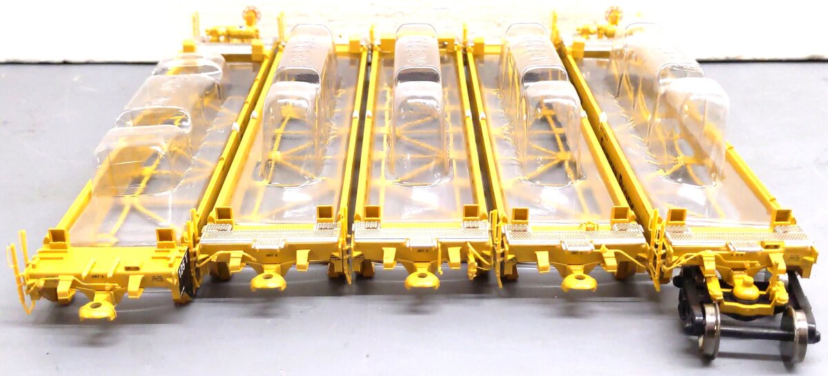 Athearn 95032 HO Scale TT/SP Early Maxi I Well Car #73153 5 Car Pack EX/Box