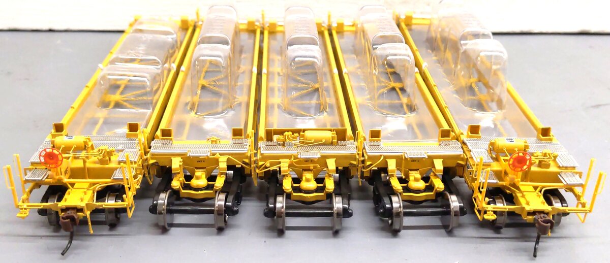 Athearn 95032 HO Scale TT/SP Early Maxi I Well Car #73153 5 Car Pack EX/Box