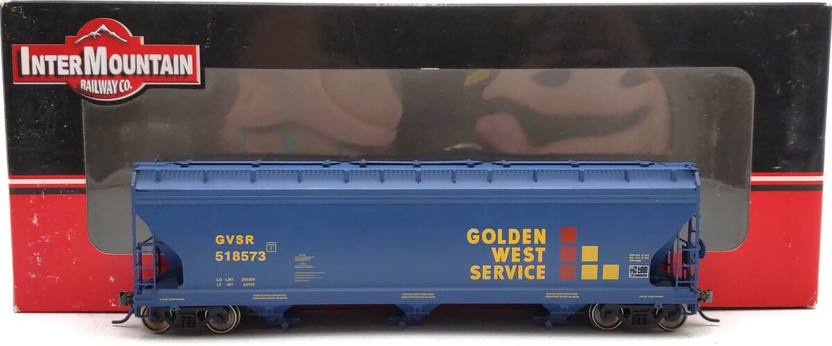InterMountain 47036-14 HO Montana Rail Link ACF 3-Bay Hopper #518573 EX/Box