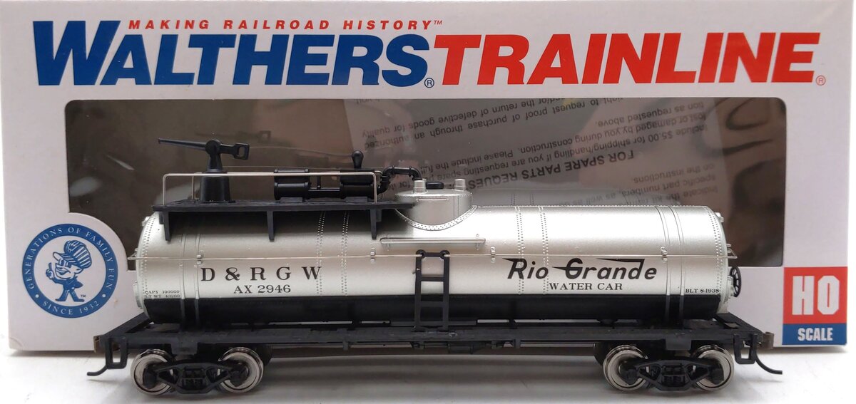 Walthers 931-1791 HO DRGW Firefighting Car #AX 2946 - Ready to Run LN/Box