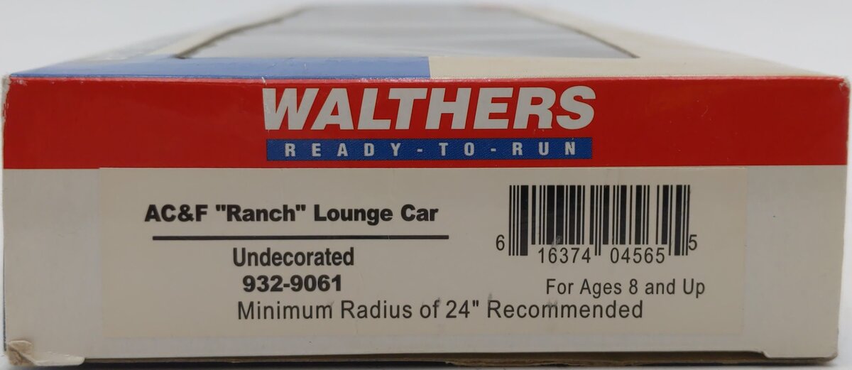 Walthers 932-9061 HO Scale Undecorated 