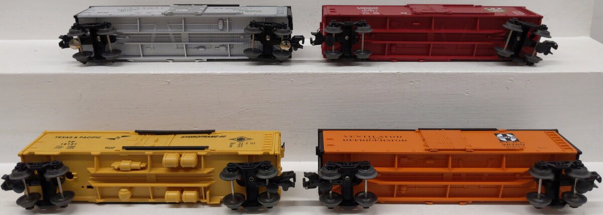 Lionel O Gauge Assorted Reefer Cars: 6-16131, 6-5716, 6-26169, 6-26178 [4] EX