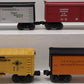Lionel O Gauge Assorted Reefer Cars: 6-16131, 6-5716, 6-26169, 6-26178 [4] EX