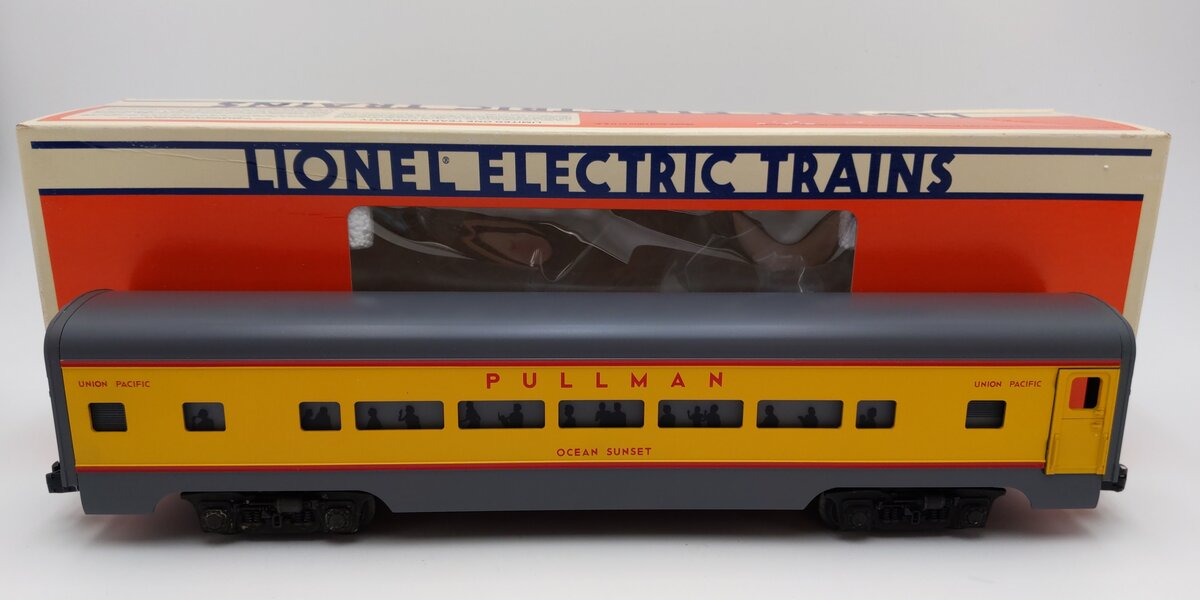 Lionel 6-9549 O Gauge Union Pacific "Ocean Sunset" Aluminum Pullman Car VG/Box