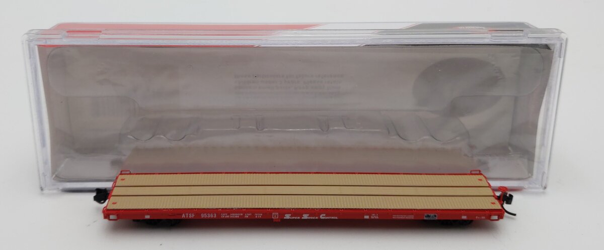 InterMountain 66403-10 N Scale ATSF Super Shock Control Flatcar #95363 LN/Box