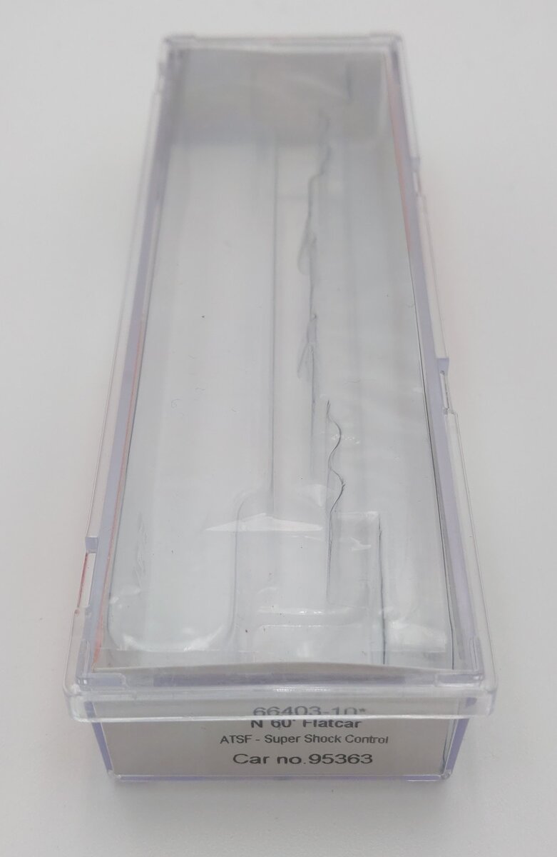 InterMountain 66403-10 N Scale ATSF Super Shock Control Flatcar #95363 LN/Box