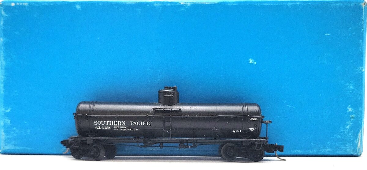 Pecos River Brass 1432 N Scale Brass Southern Pacific 0-50-12 Tank Car -AB Brake EX/Box