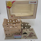 Model Power 579 HO Scale Built-up Urban Renewal Building Lighted W/4 Figures EX/Box