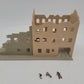 Model Power 579 HO Scale Built-up Urban Renewal Building Lighted W/4 Figures EX/Box