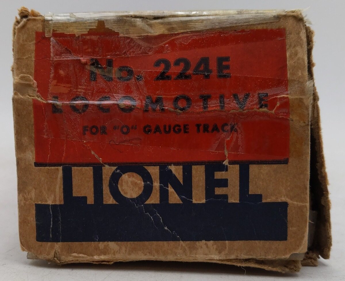Lionel 224E Vintage O Prewar 2-6-2 Diecast Steam Locomotive VG/Box