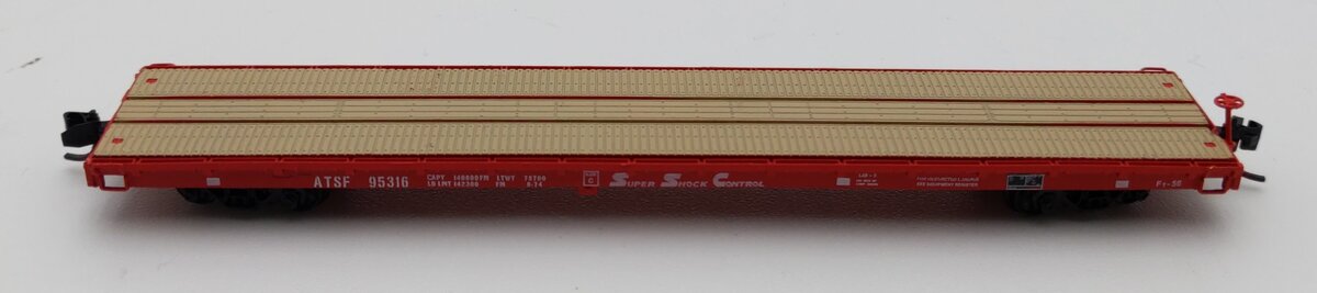 InterMountain 66403-01 N Scale ATSF Super Shock Flatcar #95316 LN/Box