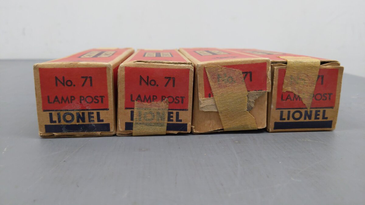 Lionel Vintage O Scale Accessories 394, 395, 154, 154, 154, 71, 71, 71, 71 [9] VG/Box