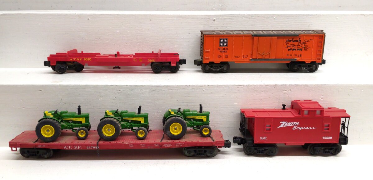 Lionel & Other O Scale Assorted Freight Cars [4] VG