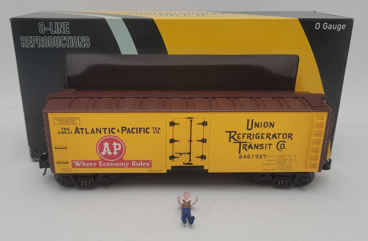 O-Line OLR133 O Gauge Reefer A&P Food #6461927 LN/Box