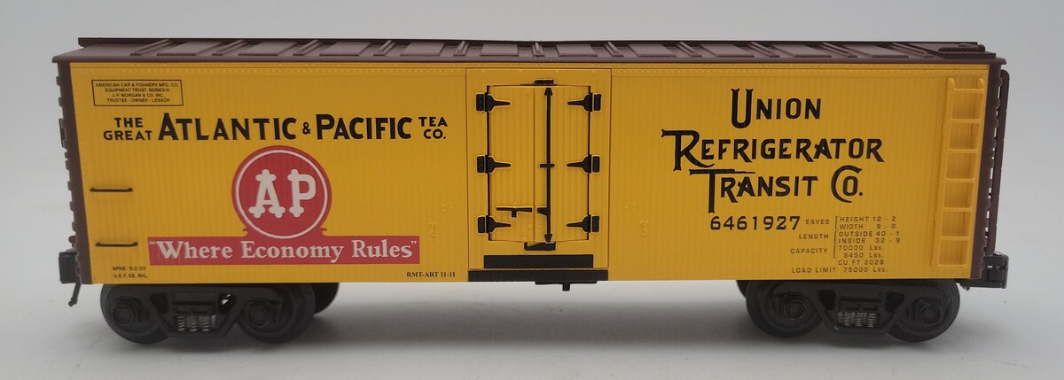 O-Line OLR133 O Gauge Reefer A&P Food #6461927 LN/Box