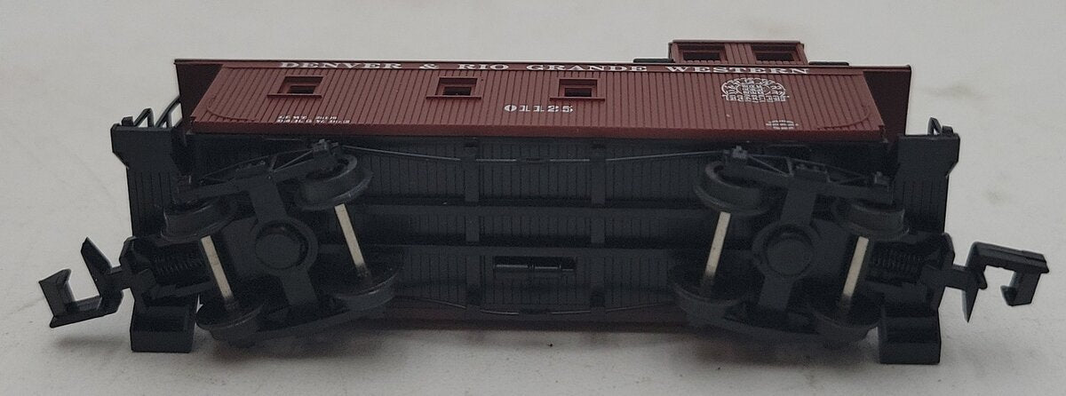 Roundhouse 85806 N Scale Denver & Rio Grande 3-Window Open End Caboose #01125 LN/Box