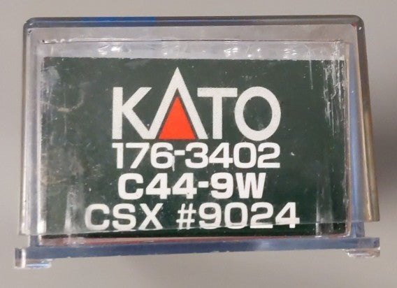 Kato 176-3402 N Scale CSX C44-9W Diesel Locomotive #9024 LN/Box