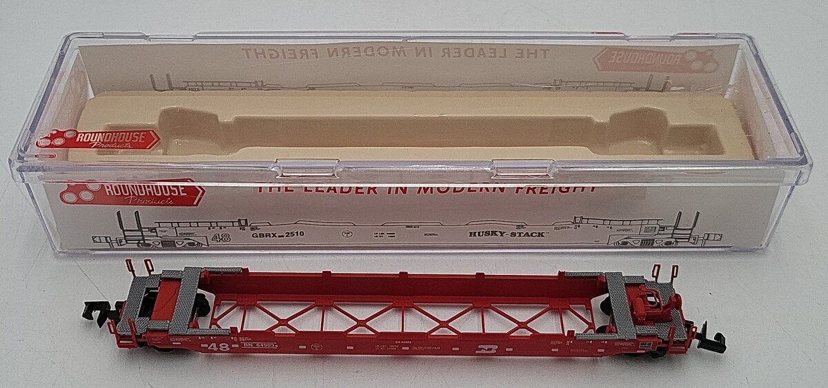 Roundhouse 8474 N Scale BN Husky Stack Car #64903 LN/Box