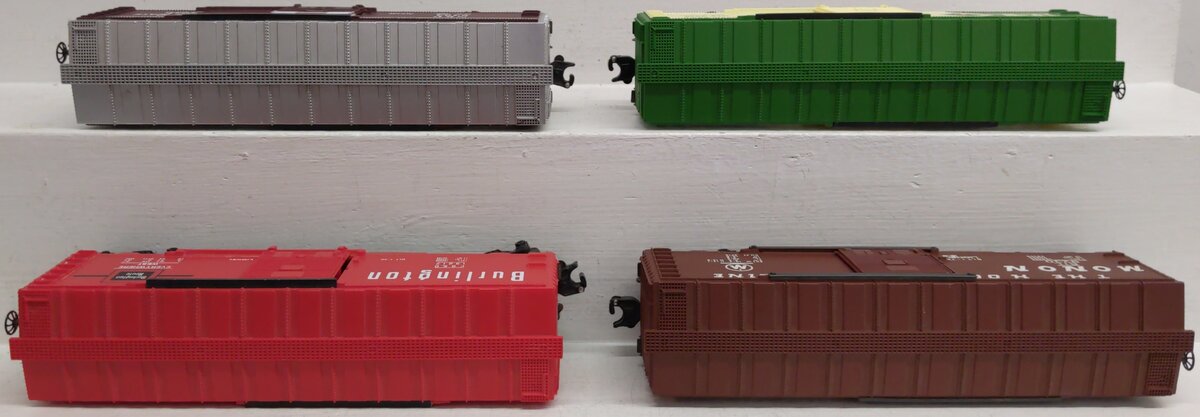 Lionel O Gauge Assorted Freight Cars: 6-9230, 6-9404, 6-9428. 6-19217 [4] EX