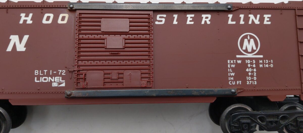 Lionel O Gauge Assorted Freight Cars: 6-9230, 6-9404, 6-9428. 6-19217 [4] EX