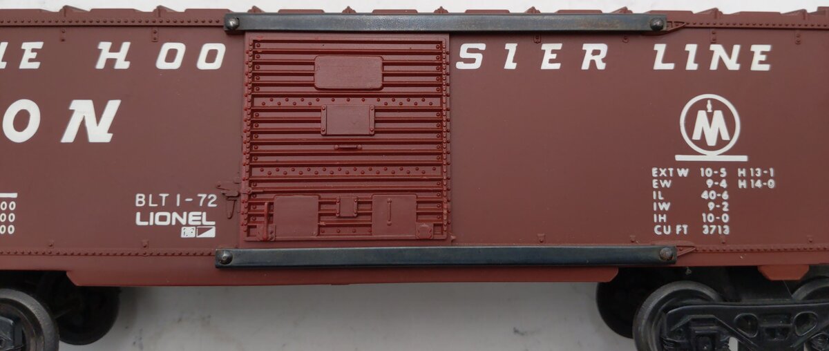 Lionel O Gauge Assorted Freight Cars: 6-9230, 6-9404, 6-9428. 6-19217 [4] EX