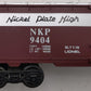 Lionel O Gauge Assorted Freight Cars: 6-9230, 6-9404, 6-9428. 6-19217 [4] EX