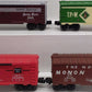Lionel O Gauge Assorted Freight Cars: 6-9230, 6-9404, 6-9428. 6-19217 [4] EX