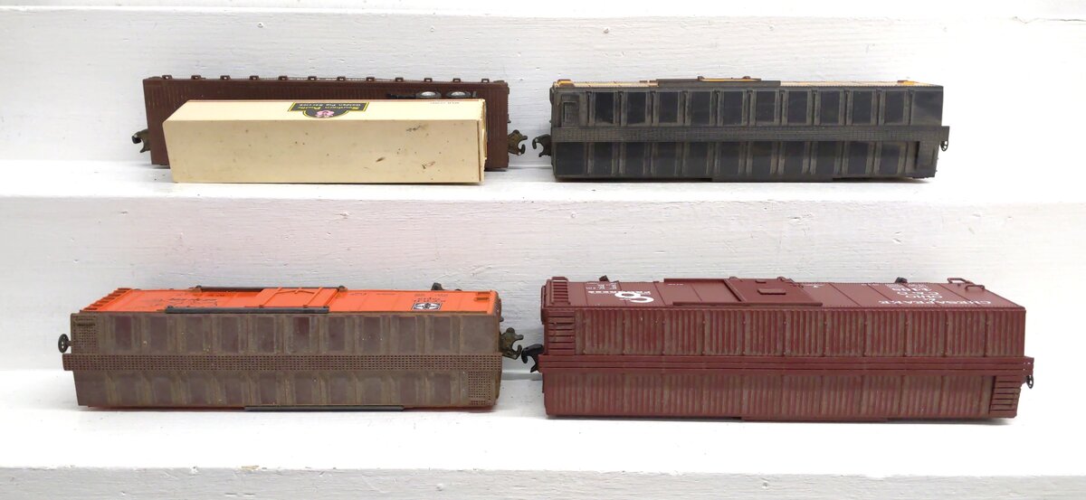MTH & Other O Scale Assorted Freight Cars [4] VG