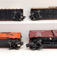 MTH & Other O Scale Assorted Freight Cars [4] VG