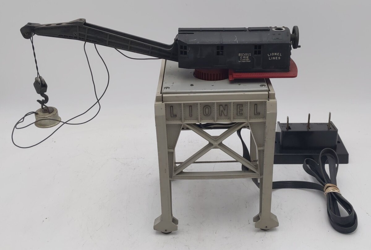 Lionel 282 Vintage O Bucyrus Erie Remote Control Gantry Crane EX