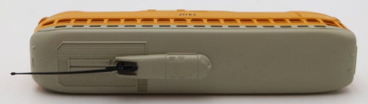 Bachmann 62989 N Scale Yellow PCC Steamline Trolley #7407 LN/Box