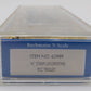 Bachmann 62989 N Scale Yellow PCC Steamline Trolley #7407 LN/Box