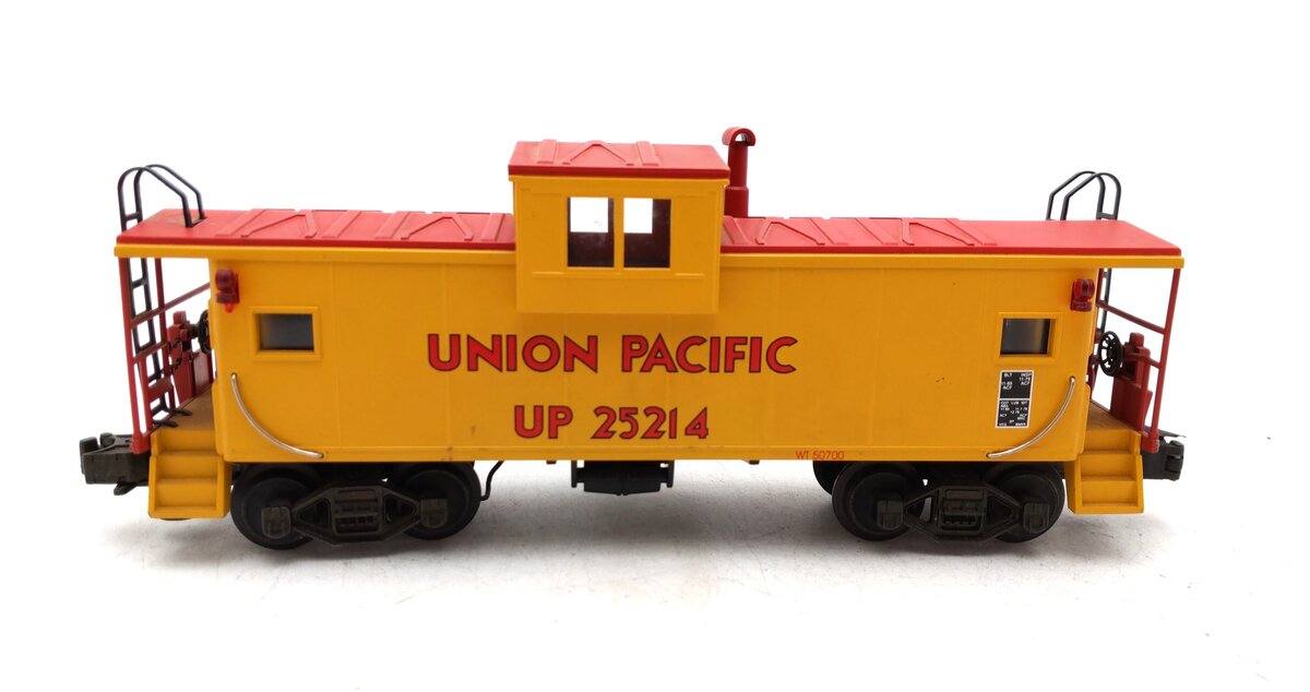 MTH 20-9100 O Gauge Union Pacific Extended Vision Caboose #25214 EX
