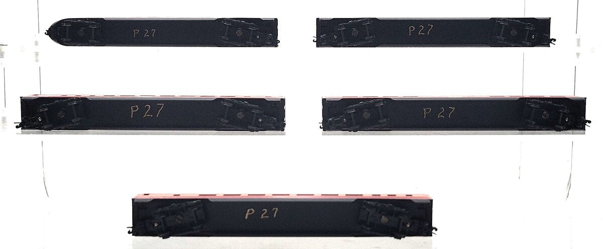 Key Imports N Scale BRASS Southern Pacific "Daylight" Passenger Car Set EX/Box