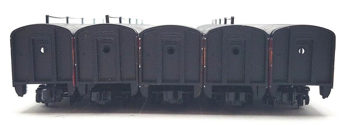 Key Imports N Scale BRASS Southern Pacific "Daylight" Passenger Car Set EX/Box