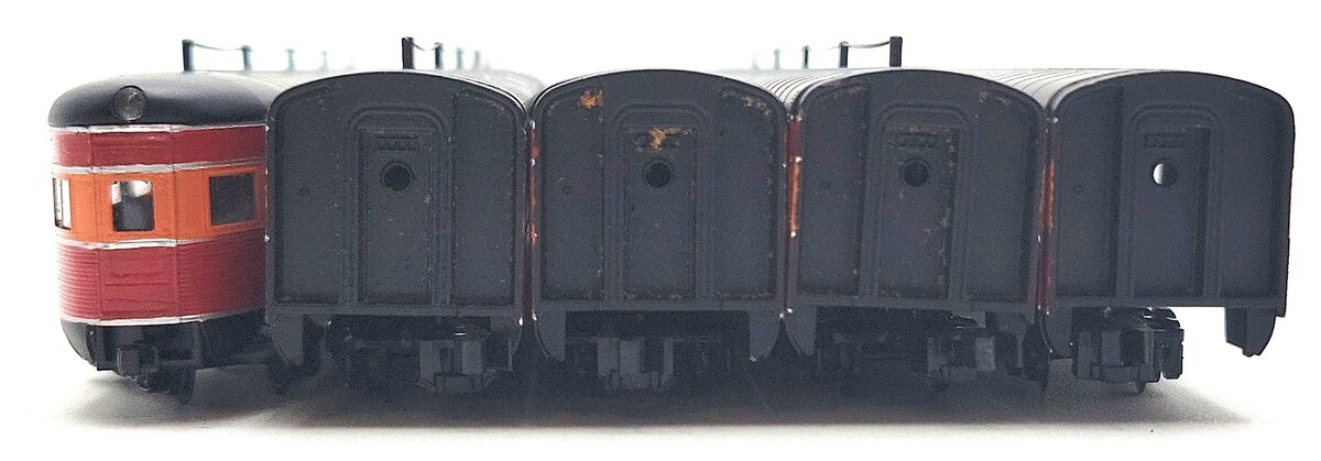 Key Imports N Scale BRASS Southern Pacific "Daylight" Passenger Car Set EX/Box