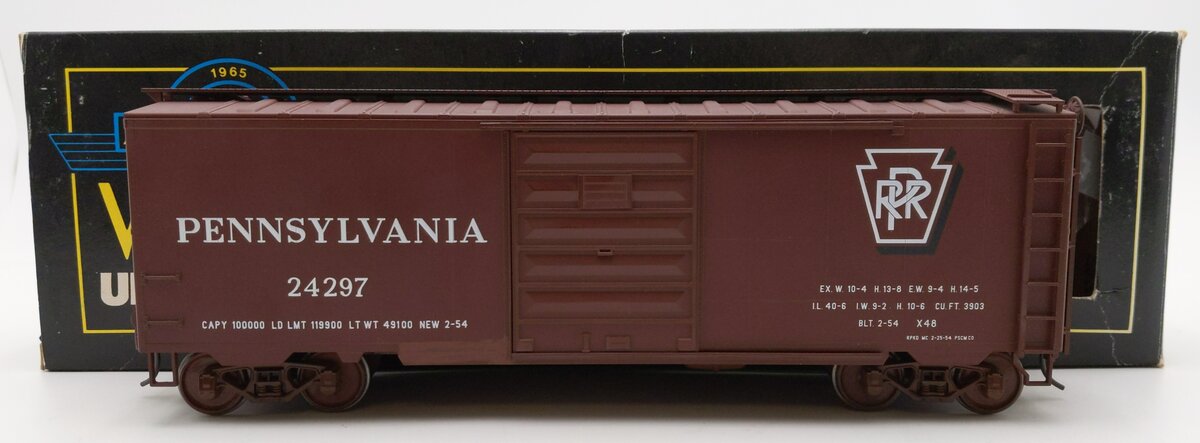 Weaver O Scale Pennsylvania Railroad PS-1 40' Boxcar #24297 (2-Rail)