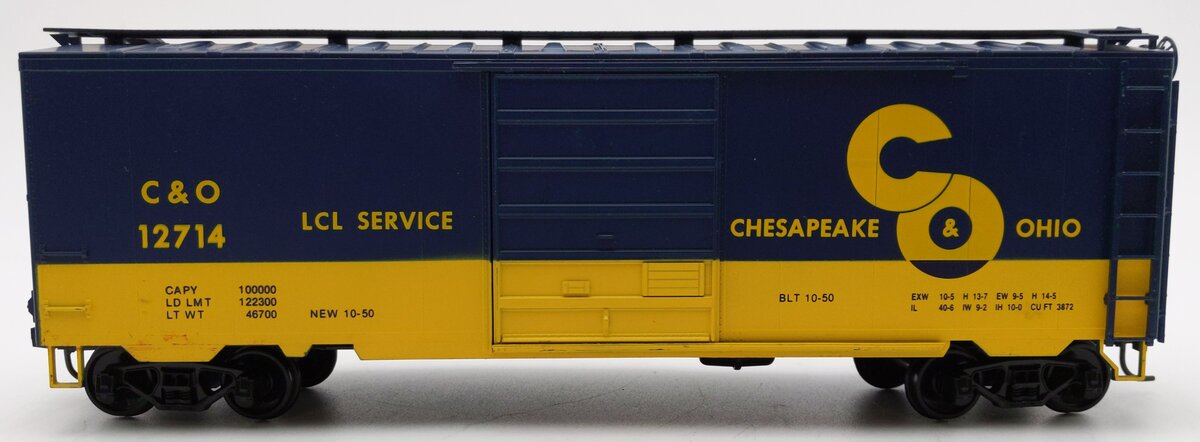 Weaver O Scale 2-Rail Chesapeake & Ohio 40' Boxcar #12417 EX