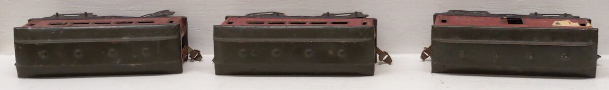 American Flyer Vintage O Gauge Tin Plate Passenger Cars- #70,72,72 [3]