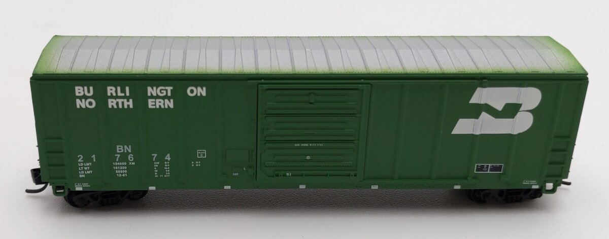 InterMountain 67504-04 N Scale Burlington Northern Boxcar #217674 LN/Box