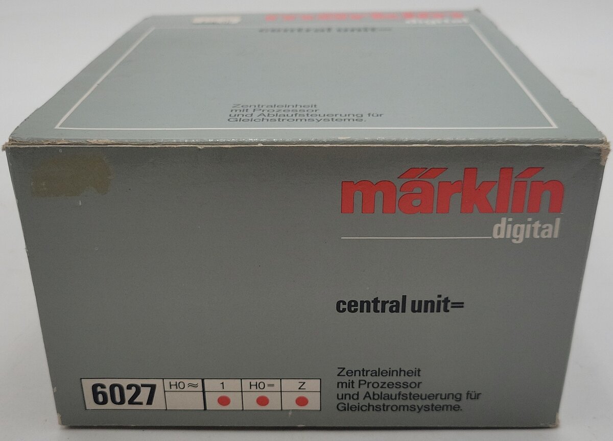 Marklin 6027 HO Scale Central Unit VG/Box