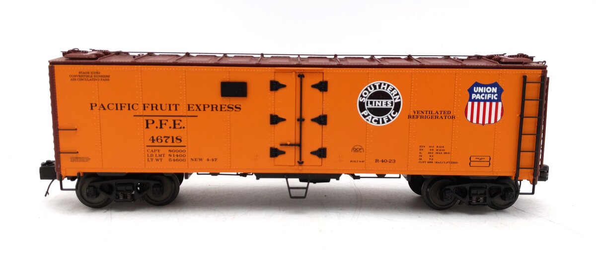MTH 30-1583C O Modern Pacific Fruit Express Reefer Car #46718 EX