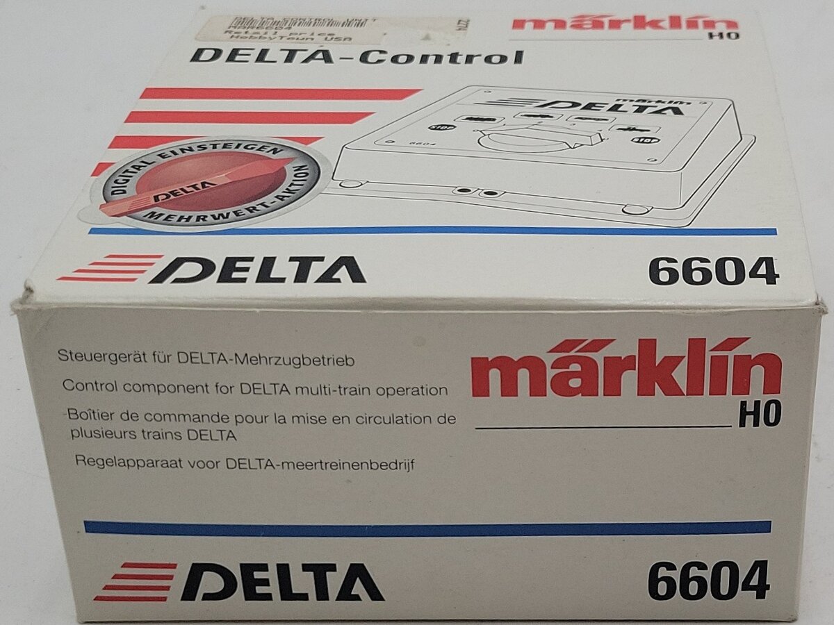 Marklin 6604 Delta Control Transformer LN/Box