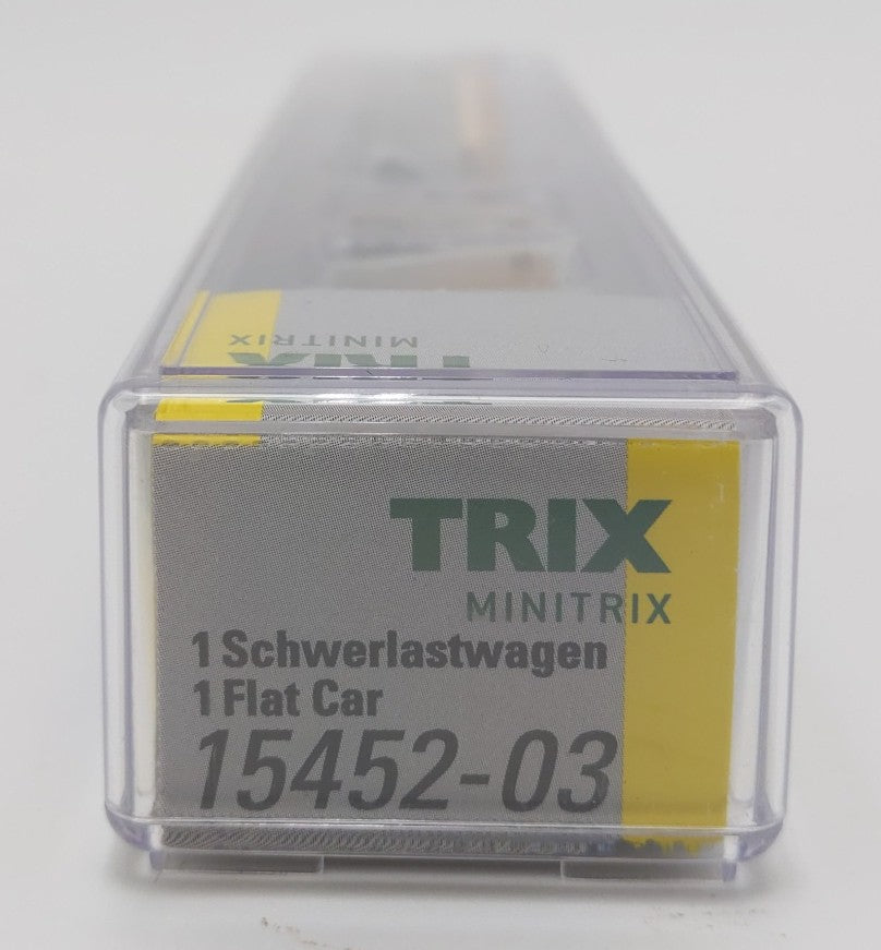 Trix 15452-03 N Scale Deutsche Dundesbahn Flatcar w/ Ingot Load LN/Box