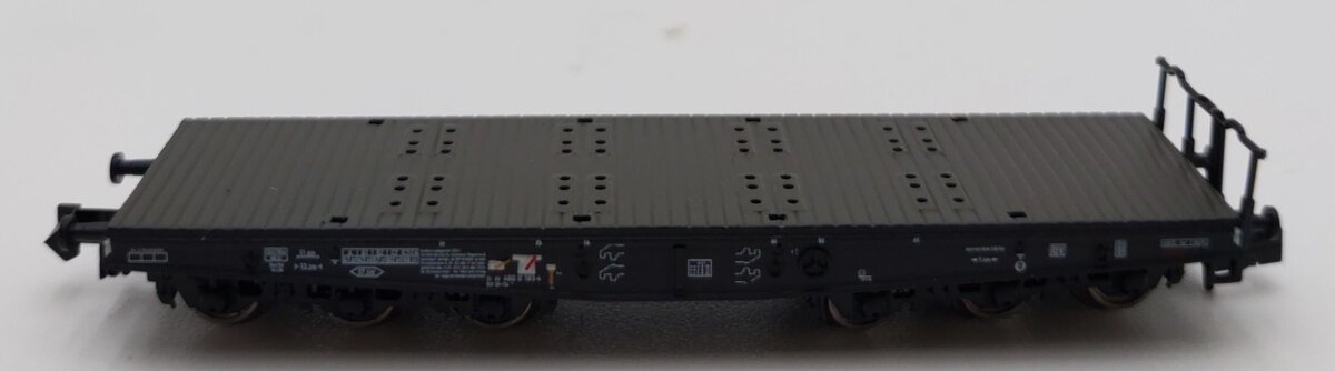 Trix 15452-02 N Scale Deutsche Dundesbahn Flatcar w/ Ingot Load LN/Box