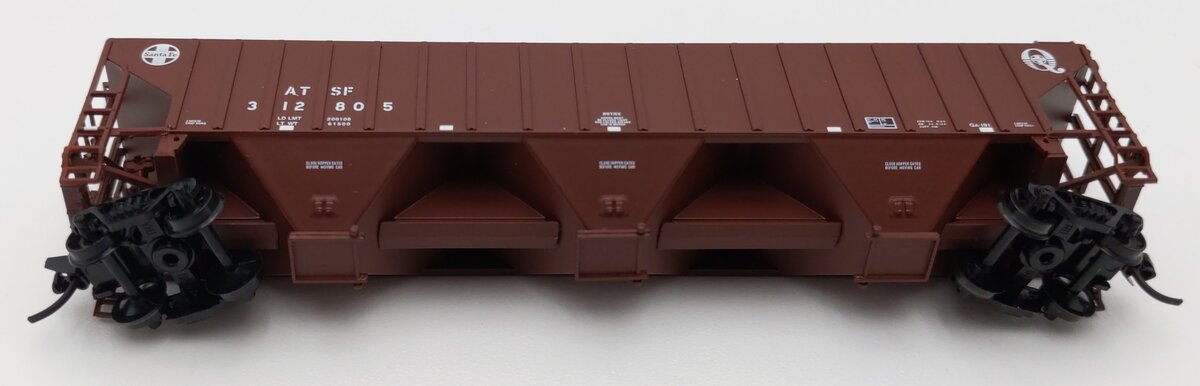 InterMountain 65361-07 N Scale ATSF 3-Bay Hopper #312805 LN/Box