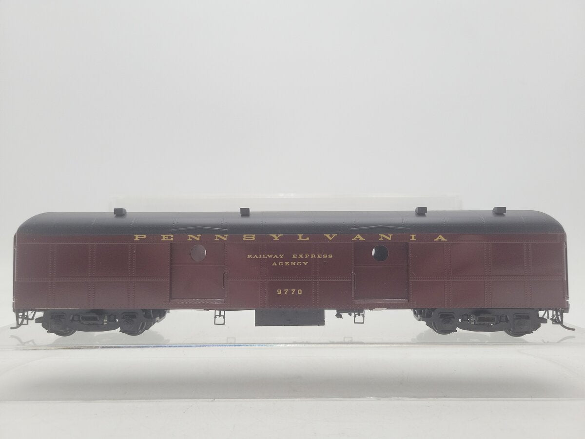 Railworks 1791 HO BRASS PRR B-60 Arch Roof Baggage - Painted EX/Box