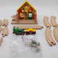 Brio 32550 Classic Richard Scarry's Busytown Train Station Set VG/Box
