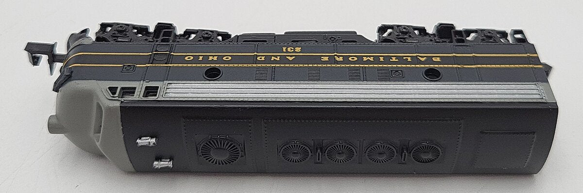 Bachmann 11261 N Scale Baltimore and Ohio Powered Diesel Locomotive #231 LN/Box